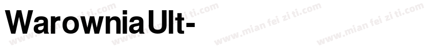 Warownia Ult字体转换